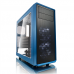 Fractal Design Focus G FD-CA-FOCUS-BU-W Side window, Left side panel - Tempered Glass, Blue, ATX, Power supply included No