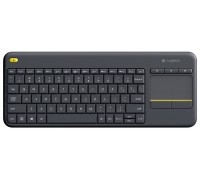 Logitech K400 Plus, Wireless Touch, Black
