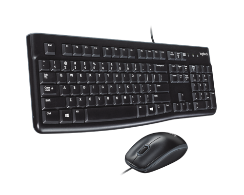 Logitech Desktop MK120, US, USB, black