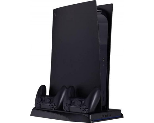 SteelDigi Station multifunctional AZURE CROW to the console PS5 i padów DualSense cwith arna