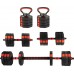 Eb Fit dumbbells 1039206 bituminous 2 x 10 kg