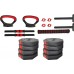 Eb Fit dumbbells 1039206 bituminous 2 x 10 kg