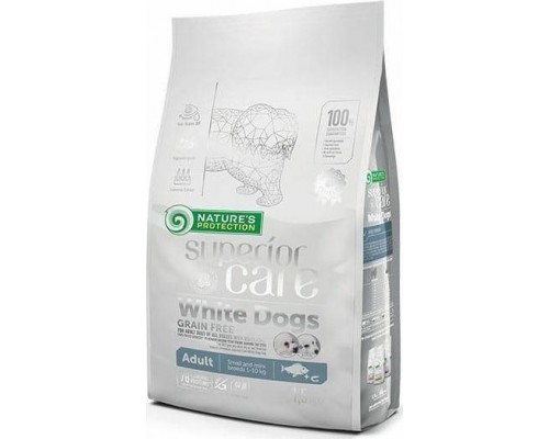 Nature’s Protection NATURES PROTECTION PIES 1,5kg SUPERIOR CARE WHITE DOG ADULT SMALL WHITE FISH