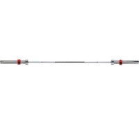 HMS GOP220 PRO GRYF PROSTY OLIMPIJSKI 20KG 2200MM HMS + ZG1000R ZACISKI LOCK