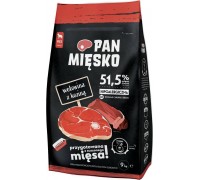 Pan Mięsko Beef z koziną (dorosły) chrupki M 9kg