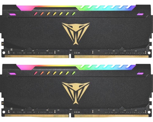 Patriot Viper Steel RGB, DDR4, 16 GB, 3200MHz, CL16 (PVSR416G320C6K)
