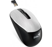 Genius Genius NX-7015, 1600DPI, 2.4 [GHz], optyczna, 3kl., USB, srebrna, AA