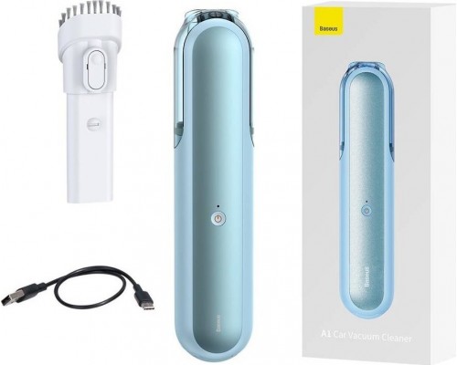 Baseus Bezprzewodowy odkurzacz samochodowy Baseus A1 mini 4000Pa, 30W niebieski