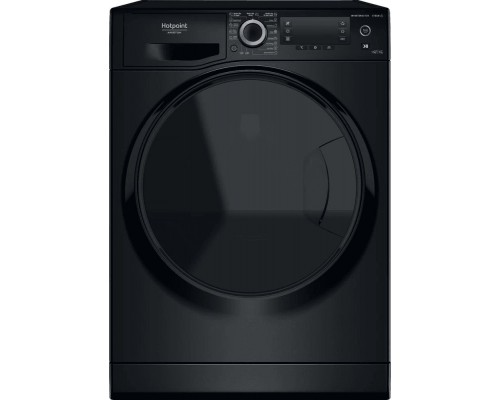 Suszarka do ubrań Hotpoint Hotpoint Washing Machine With Dryer NDD 11725 BDA EE Energy efficiency class E, Front loading, Washing capacity 11 kg, 1551 RPM, Depth 61 cm, Width 60 cm, Display, LCD, Drying system, Drying capacity 7 kg, Steam function, Black