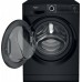 Suszarka do ubrań Hotpoint Hotpoint Washing Machine With Dryer NDD 11725 BDA EE Energy efficiency class E, Front loading, Washing capacity 11 kg, 1551 RPM, Depth 61 cm, Width 60 cm, Display, LCD, Drying system, Drying capacity 7 kg, Steam function, Black