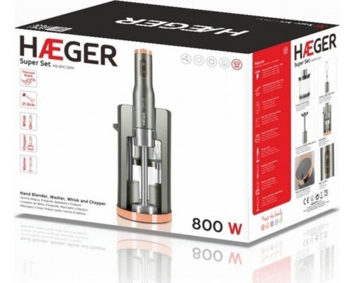 Haeger Trzepaczka Haeger Super Set Gray 800 W