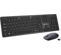 Rebeltec Set wireless keyboard + mysz MAXIM 2,4GHz, zasięg 10m nano odbiornik USB 104 keys QWERTY