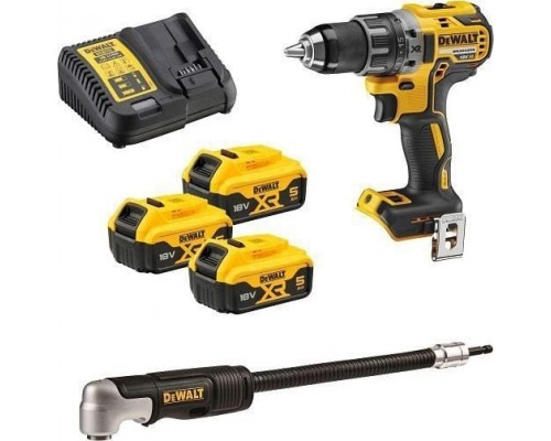 Dewalt CORDLESS DRILL AKUMULATOROWA BL 18V 3*5.0AH + ACC