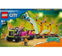 LEGO City Трюковой грузовик и огненное кольцо (60357)