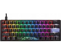 Ducky Ducky One 3 Classic Black/White Mini Gaming Keyboard, RGB LED - MX-Speed-Silver (US)