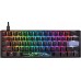Ducky Ducky One 3 Classic Black/White Mini Gaming Keyboard, RGB LED - MX-Speed-Silver (US)