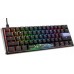 Ducky Ducky One 3 Classic Black/White Mini Gaming Keyboard, RGB LED - MX-Speed-Silver (US)