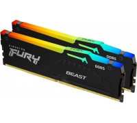 Kingston Fury Beast RGB, DDR5, 64 GB, 6000MHz, CL36 (KF560C36BBEAK2-64)