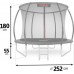 Garden Trampoline Neo-Sport NS-08C231 With inner mesh 8.5 FT 252 cm