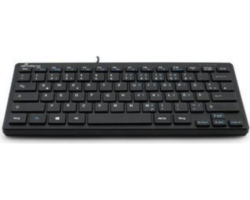 MediaRange MROS112 klawiatura USB QWERTZ Niemiecka, Swiss czarny