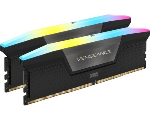 Corsair Vengeance RGB, DDR5, 32 GB, 6600MHz, CL38 (CMH32GX5M2B6600C38)