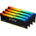 Kingston Fury Beast RGB, DDR4, 64 GB, 3200MHz, CL16 (KF432C16BB2AK4/64)