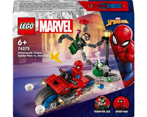LEGO Marvel Поездка на мотоцикле: Человек-паук против. Док Ок (76275)
