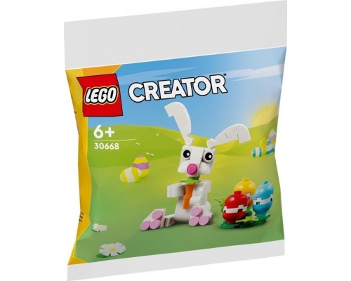 LEGO Creator 30668 Baltas un zilas apdrukas ar krāsainu Pysanka