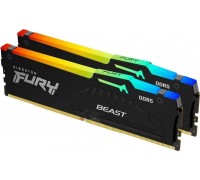 Kingston Fury Beast RGB, DDR5, 64 GB, 6000MHz, CL30 (KF560C30BBEAK2-64)
