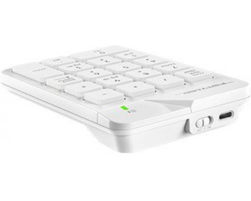 A4Tech A4tech FSTYLER bezdrátová numerická klávesnice, bílá