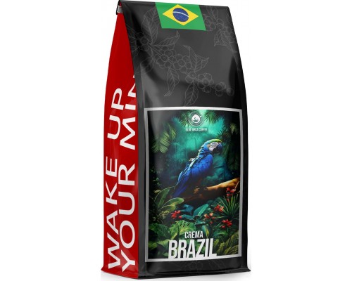 Blue Orca Coffee Kawa Ziarnista BRAZYLIA CREMA -ŚWIEŻO PALONA 1KG- Palarnia Blue Orca Coffee