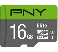 SD  PNY Elite MicroSDHC 16 GB Class 10 UHS-I/U1  (P-SDU16GU185GW-GE)