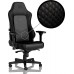 Noblechairs HERO made of genuine leather - Black/Black (GAGC-118)