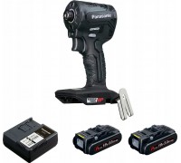 Panasonic Zakrętarka udarowa 18V Panasonic EY1PD1 + ładowarka + 2 x aku 18 V / 3,0 Ah + systeiner