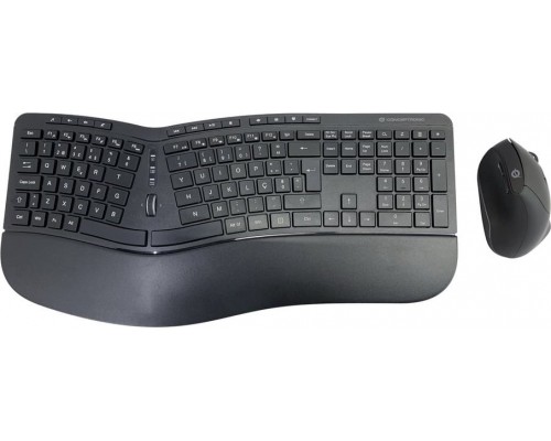 Conceptronic CONCEPTRONIC Wireless Keyboard+Mouse,ergo,Layout portugie.sw