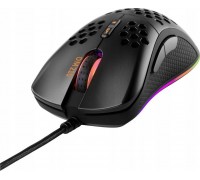 Deltaco DELTACO GAMING su laidu, 6400 DPI, RGB, USB, juoda / GAM-108