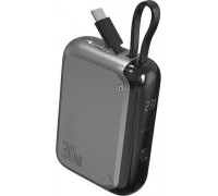 4smarts 4smarts Pocket mit USB-C Kabel 10000mAh, Space Grey