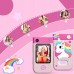 Xrec Aparat Cyfrowy 48mp Kamera 1080p Dla Dziecka Gry Latarka Mp3 Budzik Telefon / Bls-i9 / Rose Jednorożec