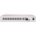 Switch Huawei HUAWEI S110-8T2ST 8x10/100/1000BASE-T ports 1xGE SFP port 1x10/100/1000BASE-T port with 7xAC power adapter fanless