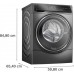 Bosch Bosch | Washing Machine | WNC254ARSN | Energy efficiency class A/D | Front loading | Washing capacity 10.5 kg | 1400 RPM | Depth 62.2 cm | Width 59.8 cm | LED | Drying system | Drying capacity 6 kg | Steam function | Dosage assistant