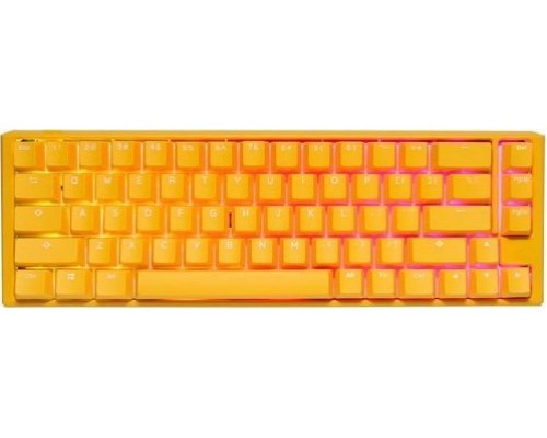 Ducky Ducky One 3 Yellow SF Gaming Keyboard, RGB LED - MX-Blue (US)