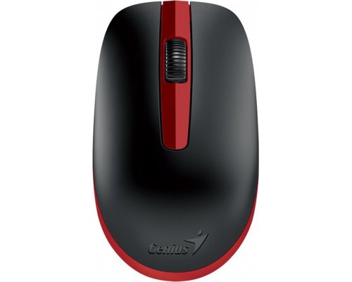 Genius bezprzewodowa, Genius NX-7007, czarno-czerwona, optyczna, 1200DPI