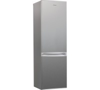 Candy Candy CCG1S 518EX Šaldytuvas, E, Free standing, Combi, Height 179,4 cm, Šaldytuvas net 188 L, Šaldiklis net 64 L, Stainless Steel