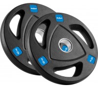 Rebel Zestaw obciążeń żeliwnych gumowanych 2x10kg, otwór olimpijski 51mm,  REBEL ACTIVE