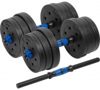 Rebel ‎‎‎Dumbbells RBA-2300 bituminous 2 x 10 kg