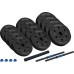 Rebel ‎‎‎Dumbbells RBA-2300 bituminous 2 x 10 kg