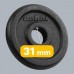 Rebel Zestaw obciążeń żeliwnych 4x1.25kg, otwór 31mm, talerz klasyczny, REBEL ACTIVE
