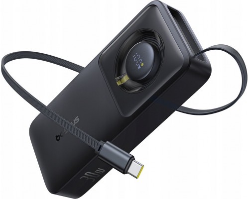 Baseus Baseus Free2Pull 10000mAh 30W  portem USB-C With extendable cable USB-C - Black