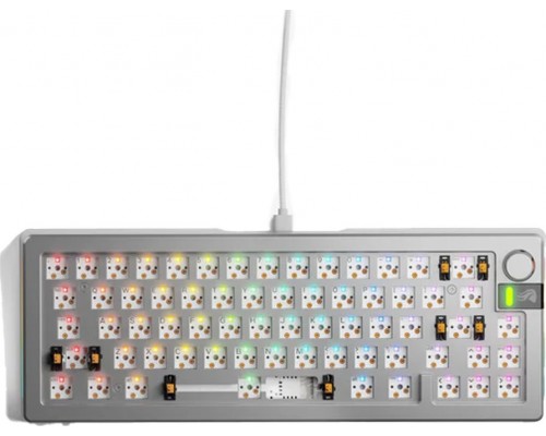 Glorious Glorious GMMK 3 Pro 65 % Custom Gaming-   Silver