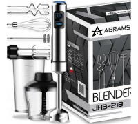 Abrams BLENDER RĘCZNY MIKSER WIELOFUNKCYJNY TRYB TURBO 1500 W OSTRZA TYTANOWE 7W1